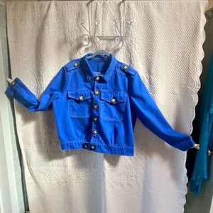 Free People jacket (royal blue)